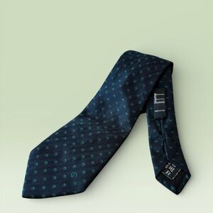 Dunhill Silk Blue Green Tie